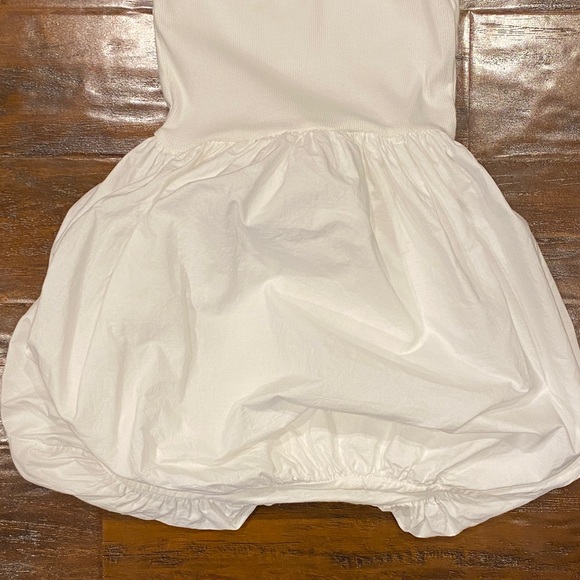 Zara Kids Crisp White Sleeveless Bubble Dress Size Girls 8 - Picture 4 of 9